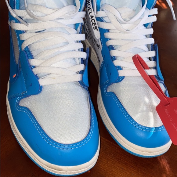 off white retro 1 blue